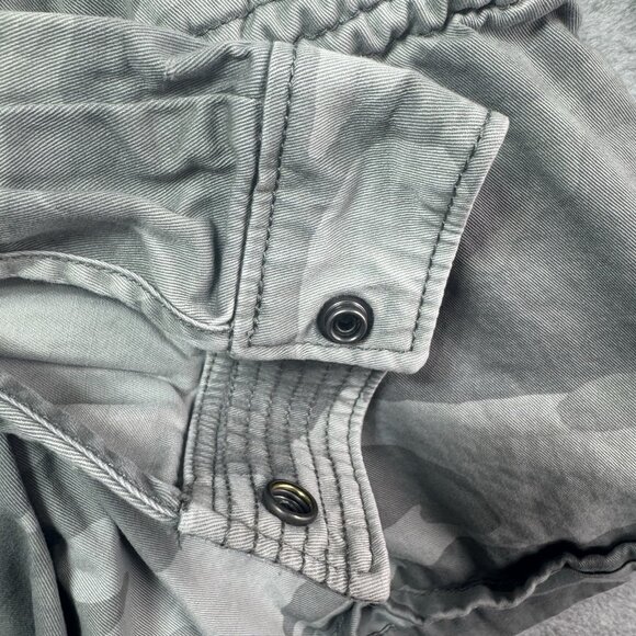 Abercrombie & Fitch Jacket Womens XS Green Camo Camouflage Military MSRP $120 - Picture 9 of 12